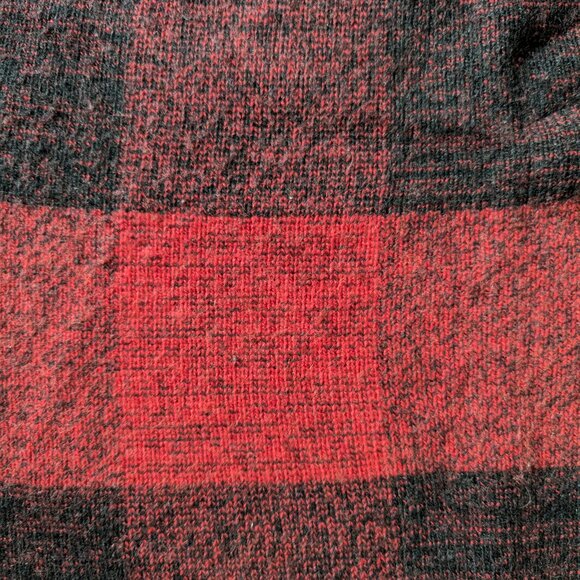 TNA Black & Red Plaid Sweater – with Cashmere & Angora Blend, XXS (fits like S) - Picture 4 of 6